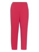 Kasakura Hw Cropped Pants Bottoms Trousers Straight Leg Pink Kaffe