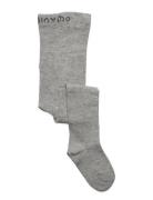 Stocking - Solid Tights Grey Minymo