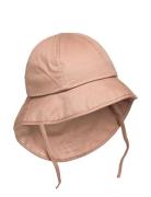 Summer Hat W. String Solhatt Beige En Fant