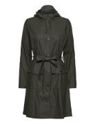 Curve Long Jacket W3 Outerwear Rainwear Rain Coats Green Rains