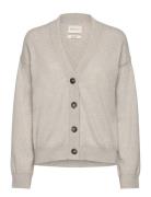 Superfine Lambswool Cardigan Tops Knitwear Cardigans Grey GANT