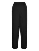 Vikamma Hw Pant Bottoms Trousers Straight Leg Black Vila