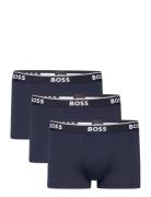 Trunk 3P Power Boksershorts Navy BOSS