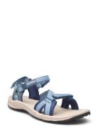 Lakewood Ride Sandal W Flate Sandaler Blue Jack Wolfskin