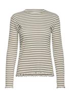 Vithessa O-Neck L/S Top - Noos Tops T-shirts & Tops Long-sleeved Green...