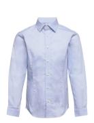 Jprparma Shirt L/S Noos Jnr Tops Shirts Long-sleeved Shirts Blue Jack ...