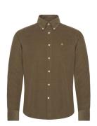 Douglas Cord Shirt Designers Shirts Casual Khaki Green Morris