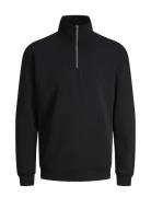 Jjebradley Sweat Half Zip Noos Tops Sweat-shirts & Hoodies Sweat-shirt...