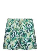 Borg Print Swim Shorts Badeshorts Green Björn Borg