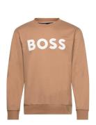 Soleri 02 Tops Sweat-shirts & Hoodies Sweat-shirts Beige BOSS