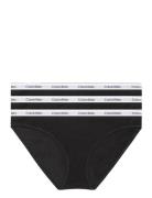 Bikini 3Pk Truse Brief Truse Black Calvin Klein