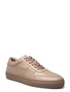 Wesley Leather Sneaker Lave Sneakers Beige Les Deux