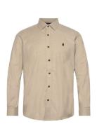 Mcs Shirt Killeen Men Tops Shirts Casual Beige MCS