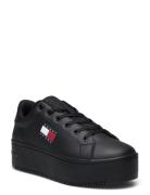 Tjw Flatform Cupsole Ess Lave Sneakers Black Tommy Hilfiger