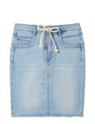 Skirt Light Denim Kort Skjørt Blue Tom Tailor