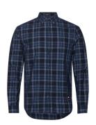 Tjm Reg Check Cord Shirt Tops Shirts Casual Navy Tommy Jeans