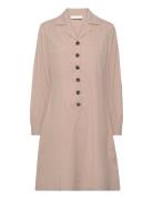 Hertakb Dress Kort Kjole Brown Karen By Simonsen