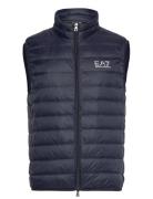 Down Waistcoat Vest Navy EA7