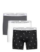 Stretch Cotton Boxer Brief 3-Pack Boksershorts Black Polo Ralph Lauren...