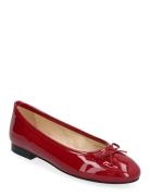 Oriana Onix Red Leather Ballet Flats Ballerinasko Ballerinaer Red ALOH...