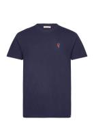 Regular T-Shirt Tops T-shirts Short-sleeved Navy Revolution