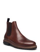 Troy Chelsea Boot Støvletter Chelsea Boot Brown Les Deux