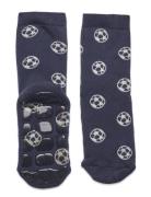 Soccer Socks With Anti-Slip Strømper Non-slip Navy Melton