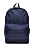 Borg Stripe Backpack Ryggsekk Veske Navy Björn Borg