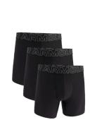 Ua Performance Tech - Solid 6 In 3Pk Boksershorts Black Under Armour