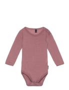 Jbs Of Dk Body Ls Wool Bodies Long-sleeved Pink JBS Of Denmark