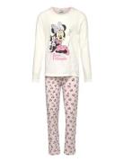 Pyjama Pyjamas Sett White Minnie Mouse