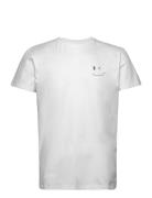 Patrick Organic Tee Tops T-shirts Short-sleeved White Clean Cut Copenh...