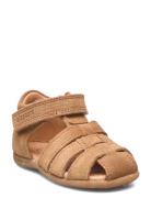 Bisgaard Carly Shoes Summer Shoes Sandals Brown Bisgaard