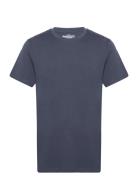 Crew-Neck Regular Tops T-shirts Short-sleeved Navy Bread & Boxers