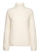 Syringabbrika Knit Tops Knitwear Jumpers White Bruuns Bazaar