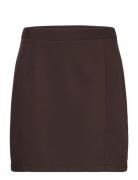 Annali Skirt-1 Kort Skjørt Brown A-View