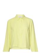 Fredamd Shirt Tops Shirts Long-sleeved Yellow Modström