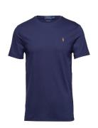 Pima Polo-Ssl-Tsh Designers T-shirts Short-sleeved Blue Polo Ralph Lau...