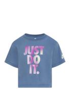 Nike Solarized Short Sleeve Tee Tops T-shirts Short-sleeved Blue Nike