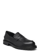 Loafer Mokasiner Lave Sko Black ANGULUS