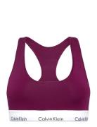 Unlined Bralette Lingerie Bras & Tops Soft Bras Tank Top Bras Purple C...