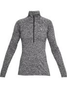 Tech 1/2 Zip - Twist Sport T-shirts & Tops Long-sleeved Grey Under Arm...