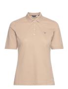 Original Lss Pique Tops T-shirts & Tops Polos Beige GANT