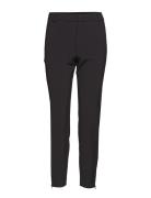 Nica No Rib Pant Bottoms Trousers Slim Fit Trousers Black InWear