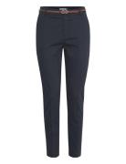 Bydays Cigaret Pants 2 Bottoms Trousers Slim Fit Trousers Navy B.young