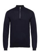 Onswyler Life Ls Half Zip Knit Tops Knitwear Half Zip Jumpers Black ON...