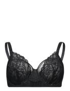 Bra Aster Emelie Lace Plus Lingerie Bras & Tops Full Cup Bras Black Li...