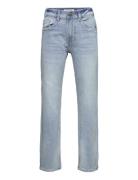 Trousers Denim Staffan Straigh Bottoms Jeans Regular Jeans Blue Lindex