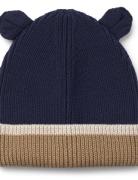 Gina Beanie Hat Accessories Headwear Hats Beanie Navy Liewood