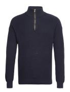 Rraxton Knit Tops Knitwear Half Zip Jumpers Navy Redefined Rebel